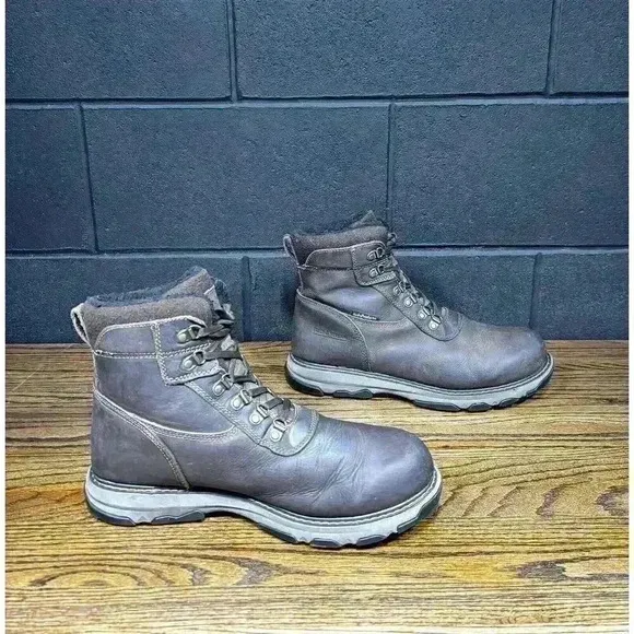 Field &amp; Stream Hydroproof Ultra Brown Leather Hiking Hunting Boots Men’s 11
