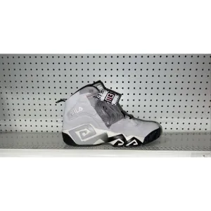 FILA MB Mens Suede Basketball Shoes Size 11.5 Gray Black White Jamal Mashburn