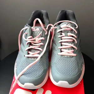 Fila memory foam women's shoes size 11 pink and gray sneakers