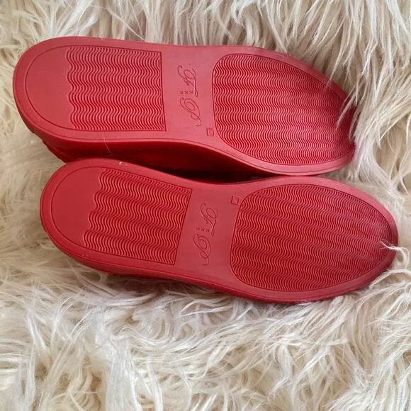 Filling Pieces sneakers leather Desert Boot Red sz 39 Designer Suede Shoes