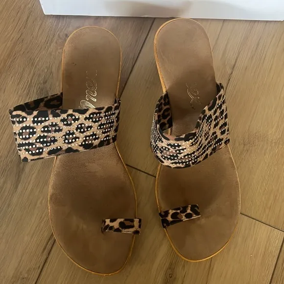 Finest by onex Leopard Print Women's Sandals