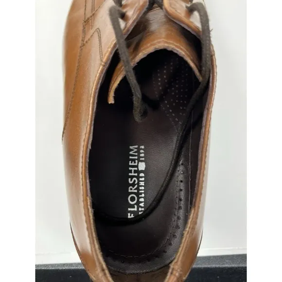 Florsheim Men's Castellano Cap Toe Oxford Saddle Tan Sz 7.5