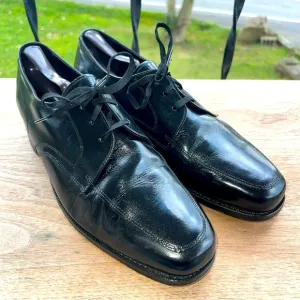 Florsheim Richfield 23614 Black Leather Moc Toe Classic Stitch - 10.5E