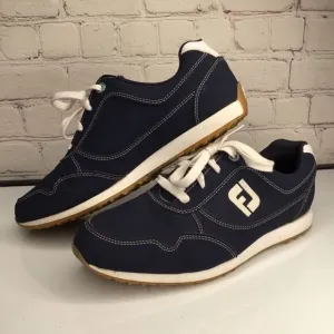 FootJoy FJ Sport Lace Up Spikeless Golf Sneakers Athletic Shoes Women Size 9.5M
