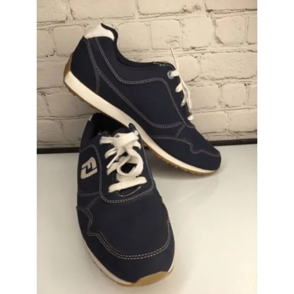 FootJoy FJ Sport Lace Up Spikeless Golf Sneakers Athletic Shoes Women Size 9.5M