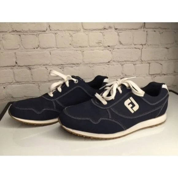 FootJoy FJ Sport Lace Up Spikeless Golf Sneakers Athletic Shoes Women Size 9.5M