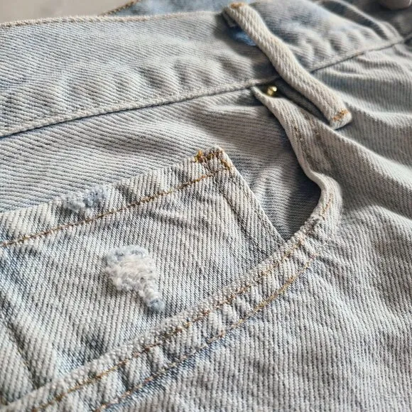 FRAME Le Original Ripped High Waist Crop Jeans, Size 32, NWT
