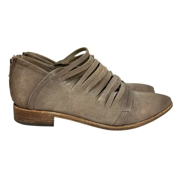 Free People Lost Valley leather Ankle Bootie Shoes Size EUR 39 US 8.5-9