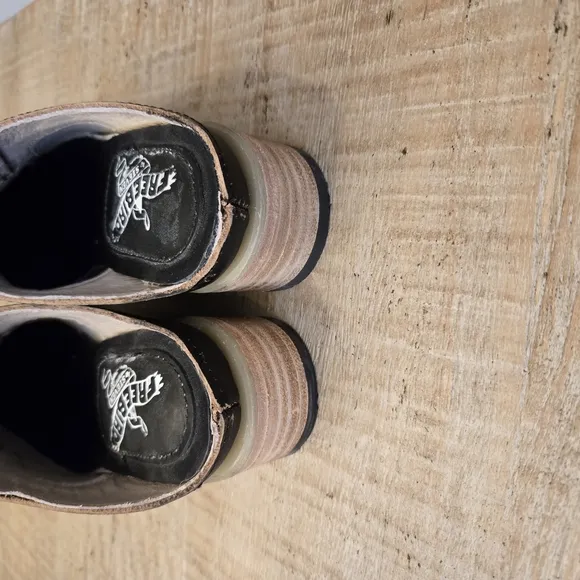 Freebird Black Leather Shoes
