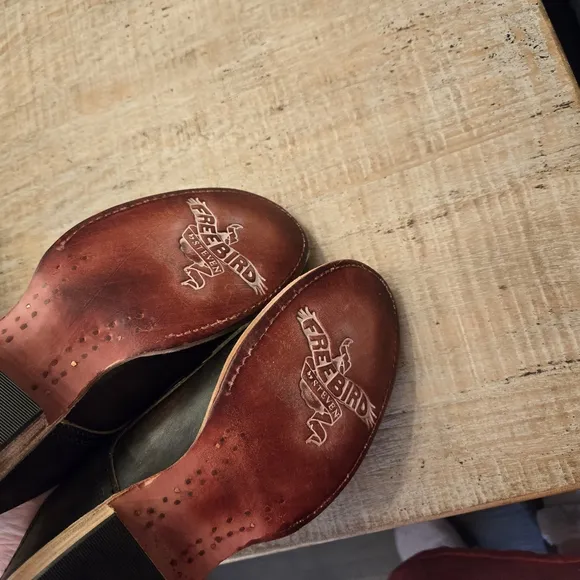 Freebird Black Leather Shoes