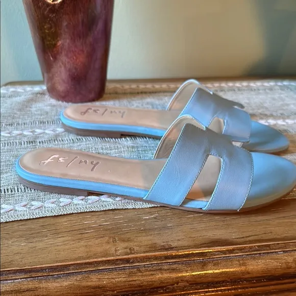 French Sole FS/NY Stylish Blue Women's Sandals