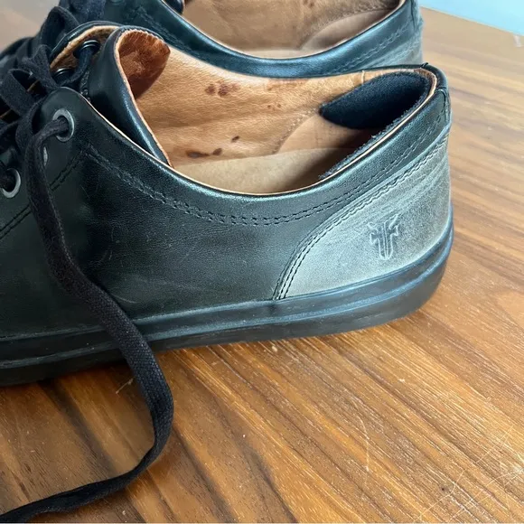 Frye Black Leather Shoes