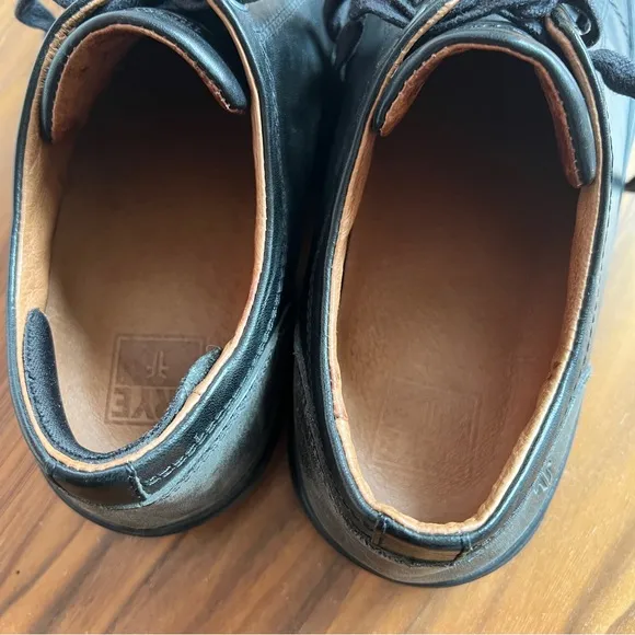 Frye Black Leather Shoes