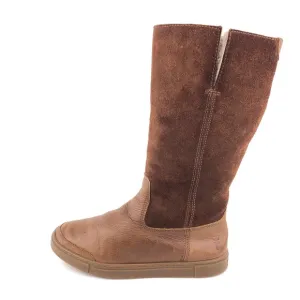 Frye 'Gemma Tall' Brown Suede Leather Shearling Winter Boots 6M