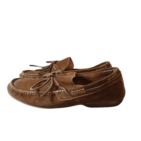 FRYE Lewis Tie Men's Suede Loafer Driving Shoes Size 9 M