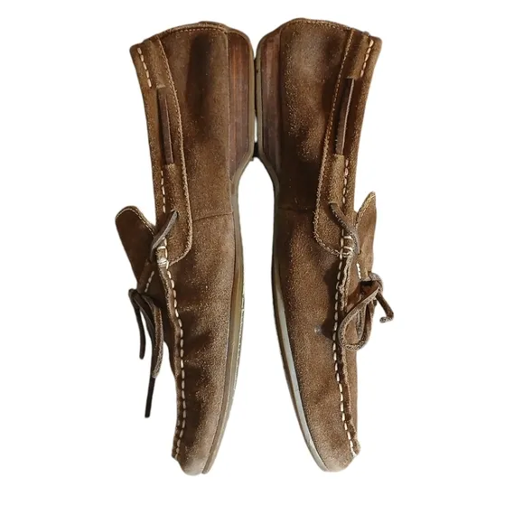 FRYE Lewis Tie Men's Suede Loafer Driving Shoes Size 9 M