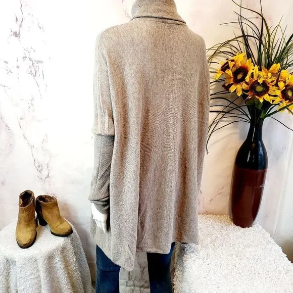 Garnet Hill cashmere blend tunic sweater