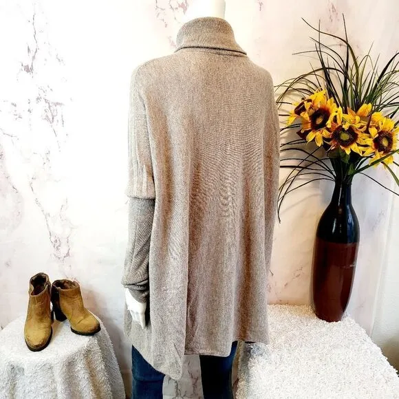 Garnet Hill cashmere blend tunic sweater