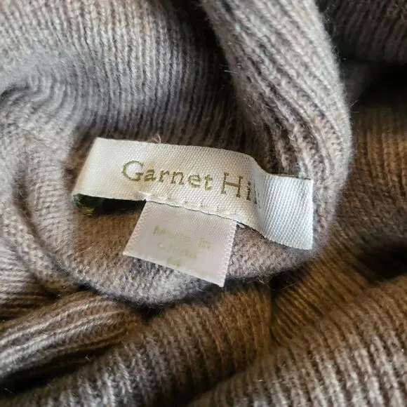 Garnet Hill cashmere blend tunic sweater