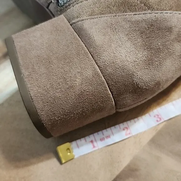 GENTLE SOLES BY KENNETH COLE STYLE ELAINE LEATHER/SUEDE ZIPP WOMAN SIZE 7.0 NWOB
