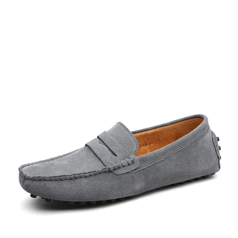 Genuine Leather Men Loafers - Casual Fashion Men's Shoes