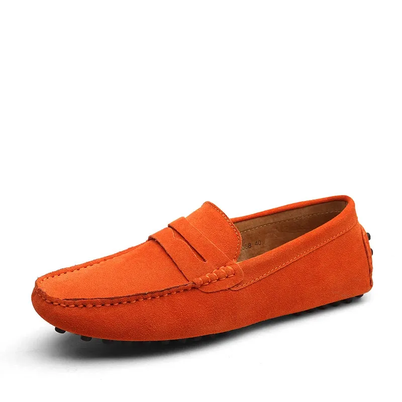 Genuine Leather Men Loafers - Casual Fashion Men's Shoes