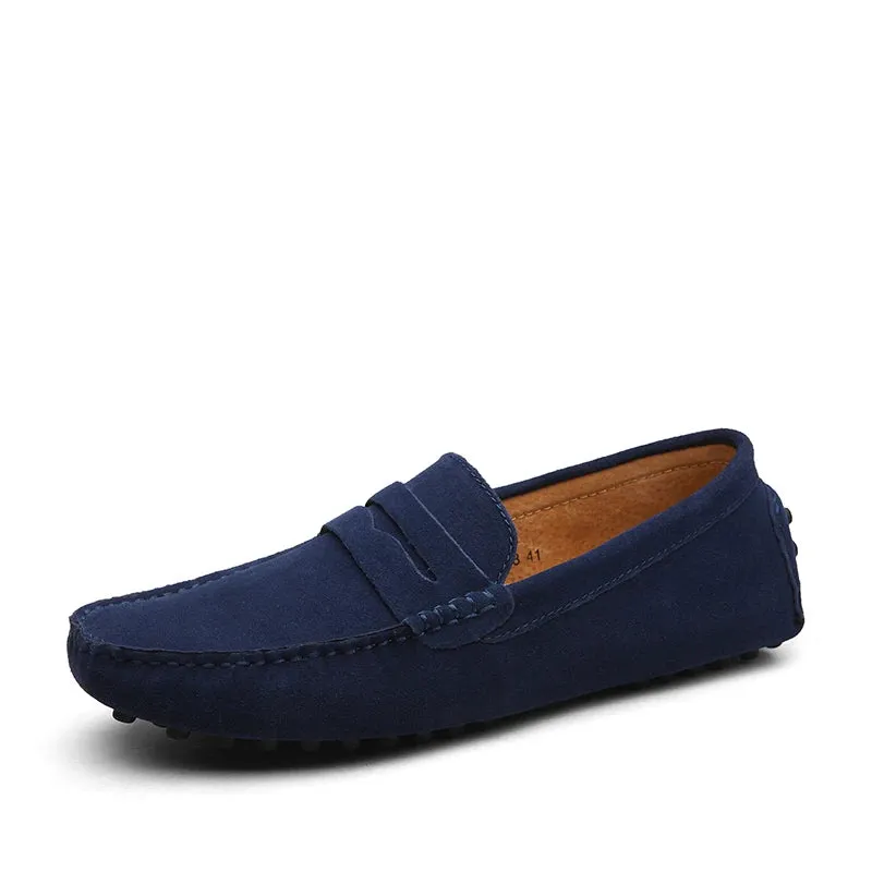 Genuine Leather Men Loafers - Casual Fashion Men's Shoes