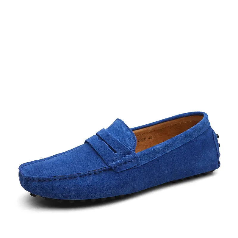 Genuine Leather Men Loafers - Casual Fashion Men's Shoes