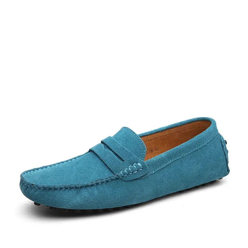 Genuine Leather Men Loafers - Casual Fashion Men's Shoes