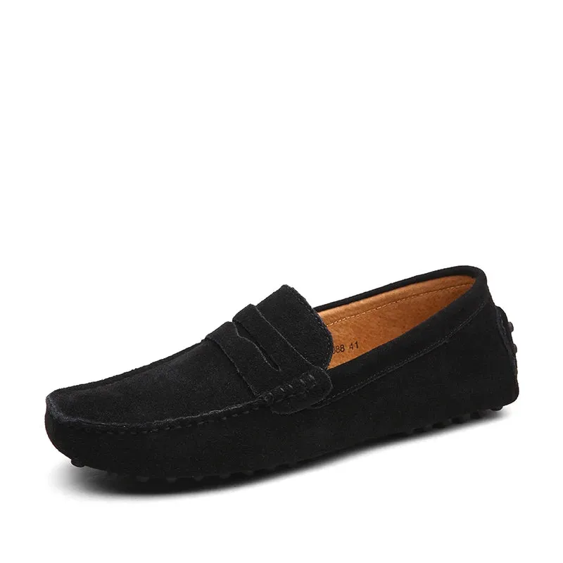 Genuine Leather Men Loafers - Casual Fashion Men's Shoes