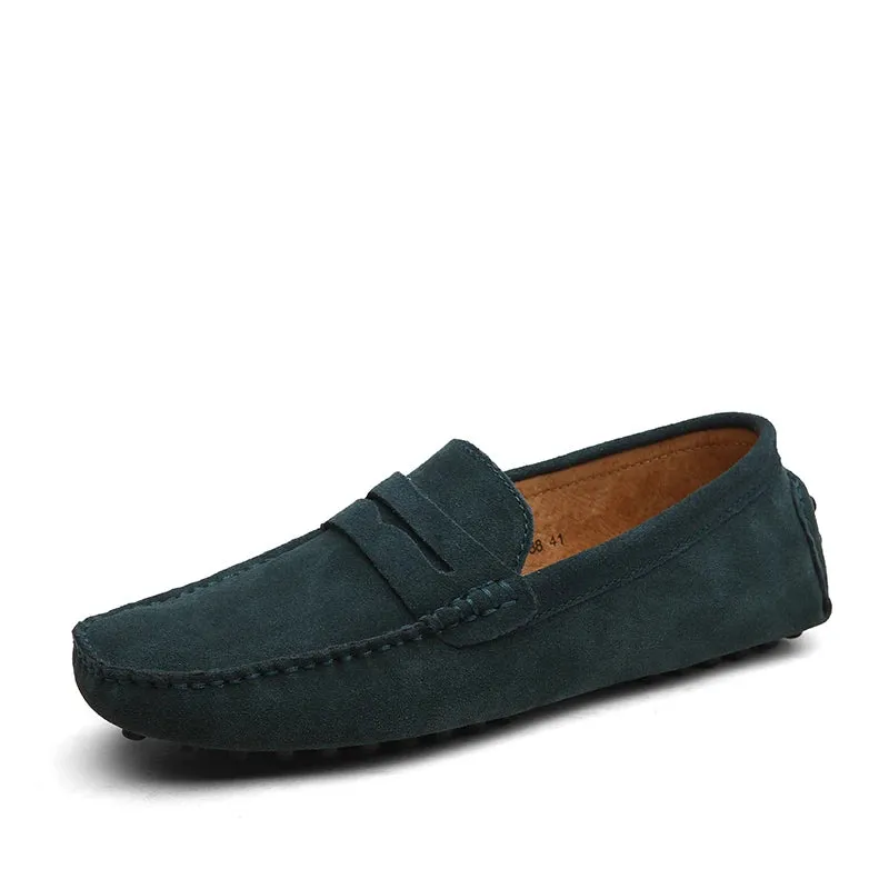 Genuine Leather Men Loafers - Casual Fashion Men's Shoes