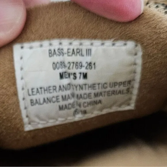 G.H. Bass And Co Earl 3 Boat Shoes Men’s 7M Leather Brown Cushion Insole EUC