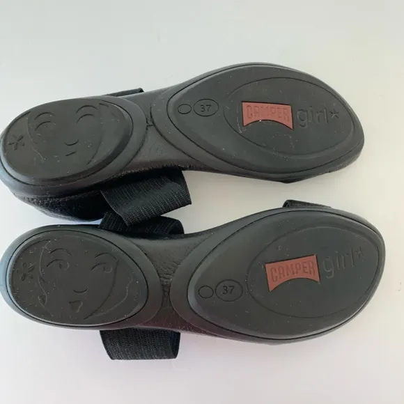 Girl Camper Ballerina Shoes Size 5 37 Black