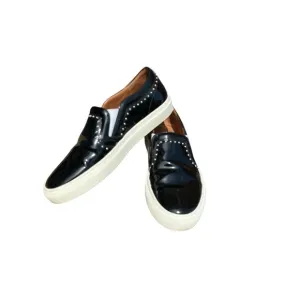 Givenchy Black and White Leather Flats