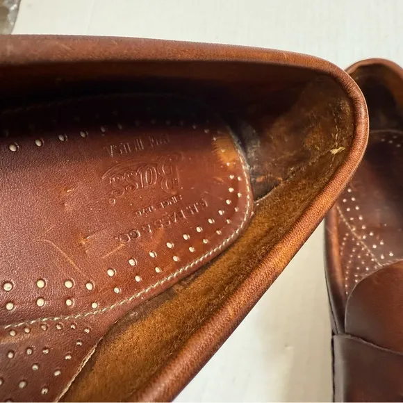 G.M. Bass &amp; Co. Men's Brown Leather Loafers Size 10.5