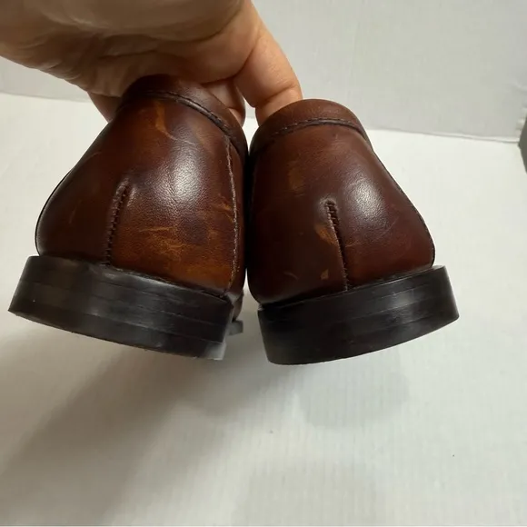 G.M. Bass &amp; Co. Men's Brown Leather Loafers Size 10.5