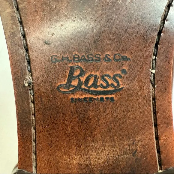 G.M. Bass &amp; Co. Men's Brown Leather Loafers Size 10.5