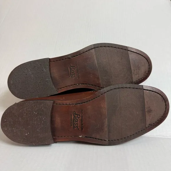 G.M. Bass &amp; Co. Men's Brown Leather Loafers Size 10.5
