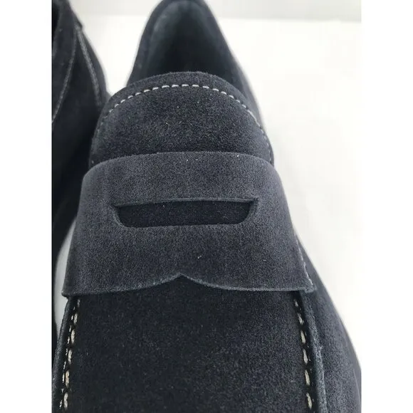 Good Man Goodman Brand Men’s Loafer Size 8.5 Blue Suede Lexington Slip On $228