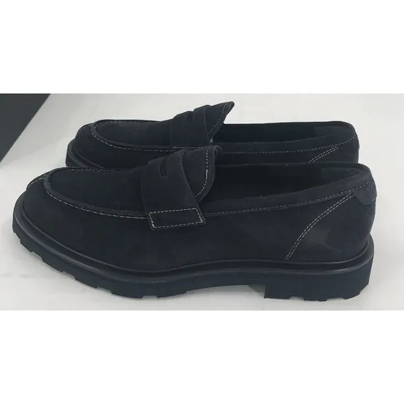 Good Man Goodman Brand Men’s Loafer Size 8.5 Blue Suede Lexington Slip On $228