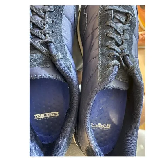 Greats Brooklyn The Rosen Men's Sneakers Shoes Size 13 Suede Blue