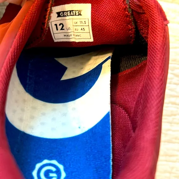 GREATS Rosen Oxblood lace up running shoes! Size 12 men’s US!