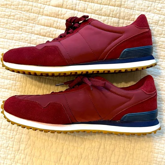 GREATS Rosen Oxblood lace up running shoes! Size 12 men’s US!