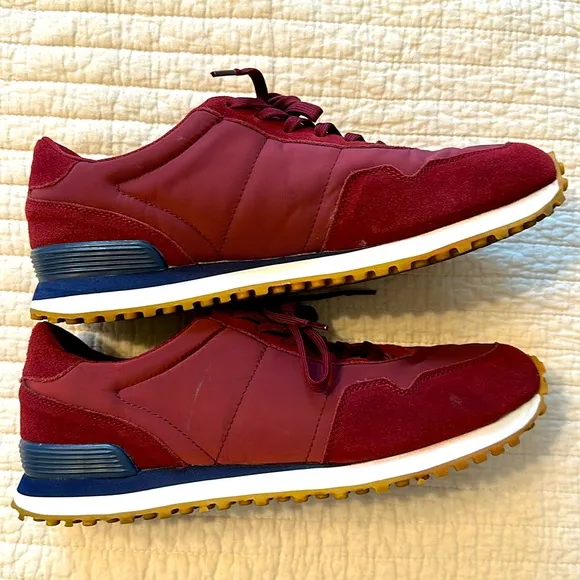GREATS Rosen Oxblood lace up running shoes! Size 12 men’s US!