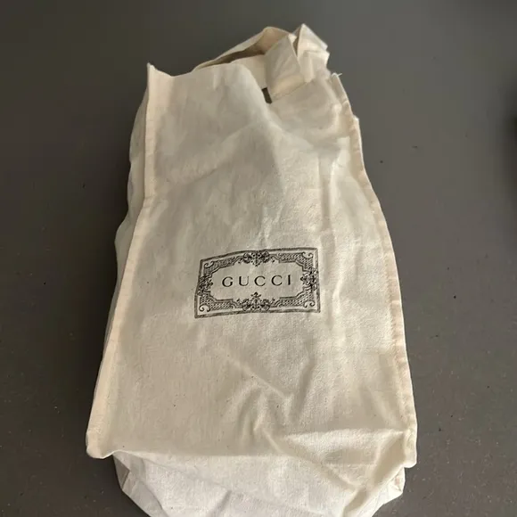 Gucci White Slide Sandals