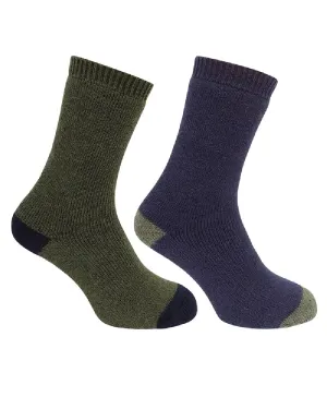 Hoggs of Fife Country Short Socks Twin Pack