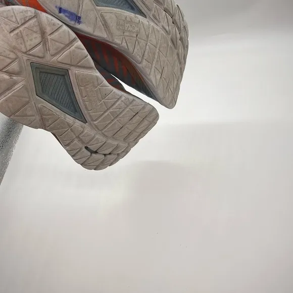 Hoka Blue and Orange Running Shoes