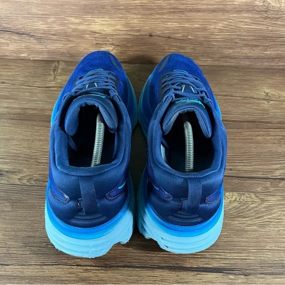 Hoka Bondi 8 Running Shoes Men’s Size 13 Athletic Sneakers Blue