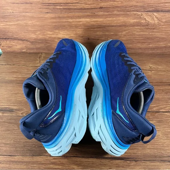 Hoka Bondi 8 Running Shoes Men’s Size 13 Athletic Sneakers Blue
