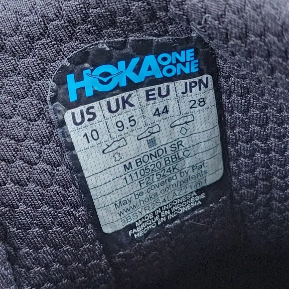 HOKA BONDI SR - Mens Sneakers - SIZE 10